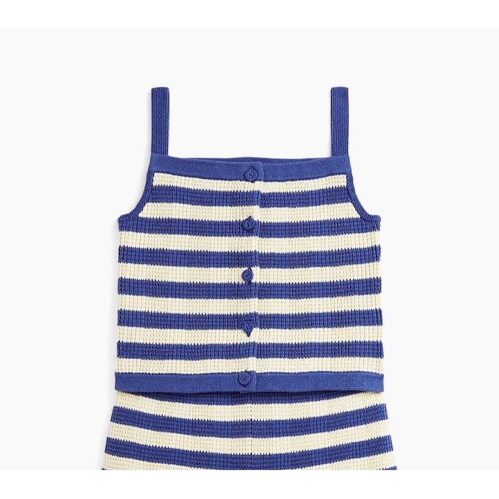 Polo Ralph Lauren Girls Knit Striped Navy And Beige Sweater Top 3T